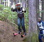 Míša R. se probíjí terénní vložkou